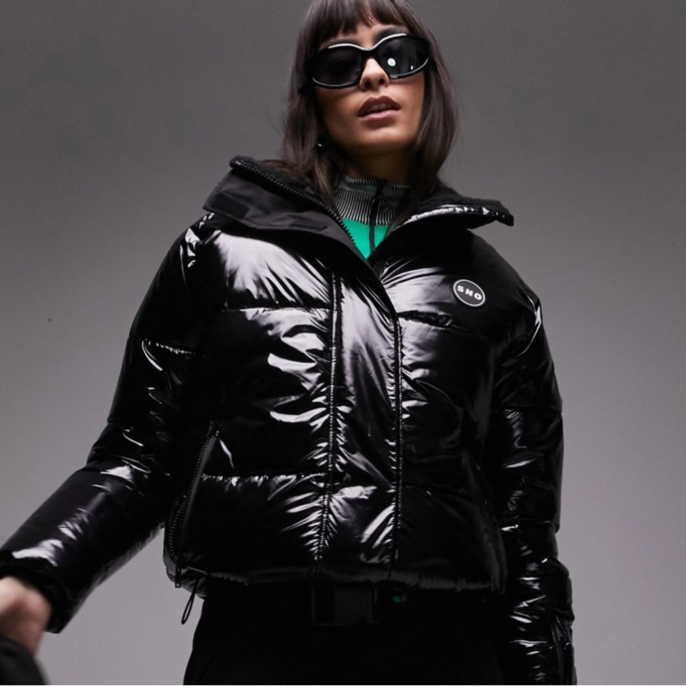 Topshop Snow water resistant ski jacket